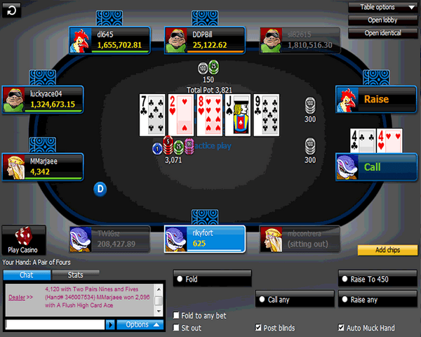 888 poker play online